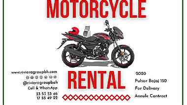 Motorcycle for rental with driver or without