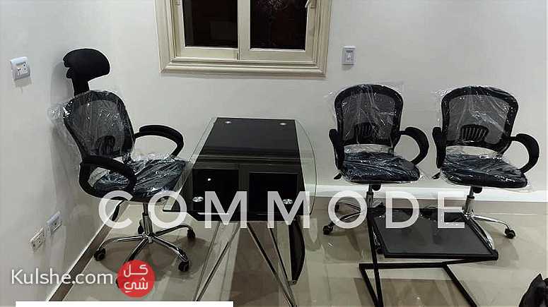 مكتب مدير زجاج سيكوريت بسايد جانبي علي شاسيه معدن - Image 1