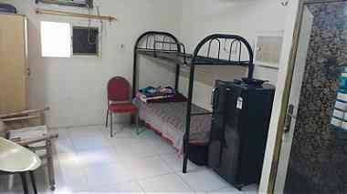 Semi furnished studio with electricity for rent in Gudaibiya