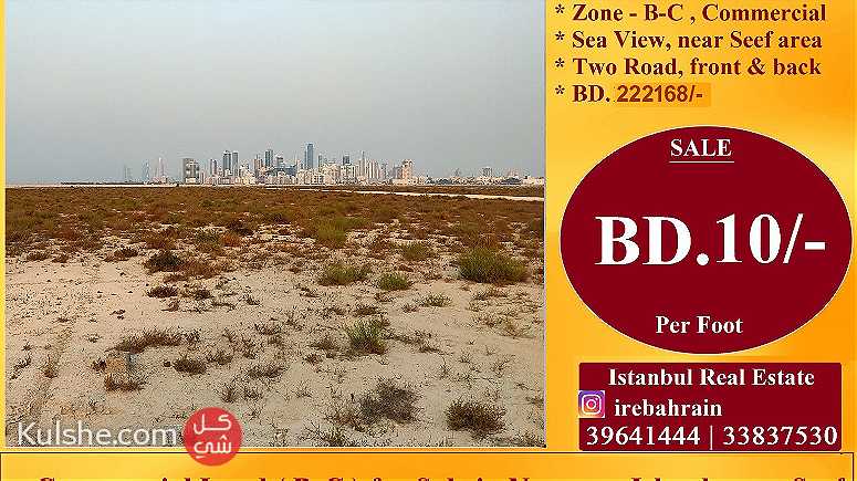 Freehold Commercial Land for Sale in Nuranna Island BD.10 per foot - صورة 1