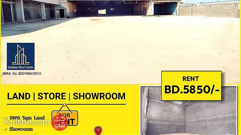 Land Store  Show Room for rent in Salihiya Near highway BD.5850 - Image 1
