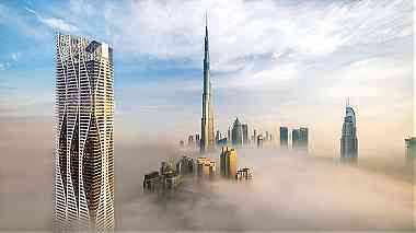 احجز شقتك مفروشة بأفخم المواصفات في برج أيقوني وسط دبي بالتقسيط المريح