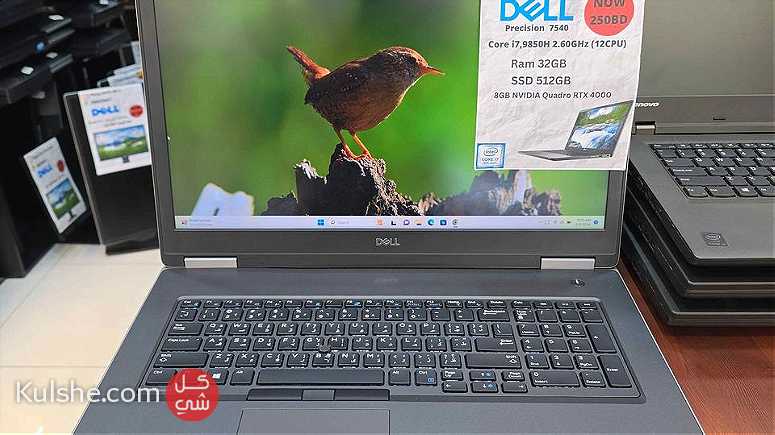 Dell Precision 7540 Core i7-9850H 2.60GHz - صورة 1