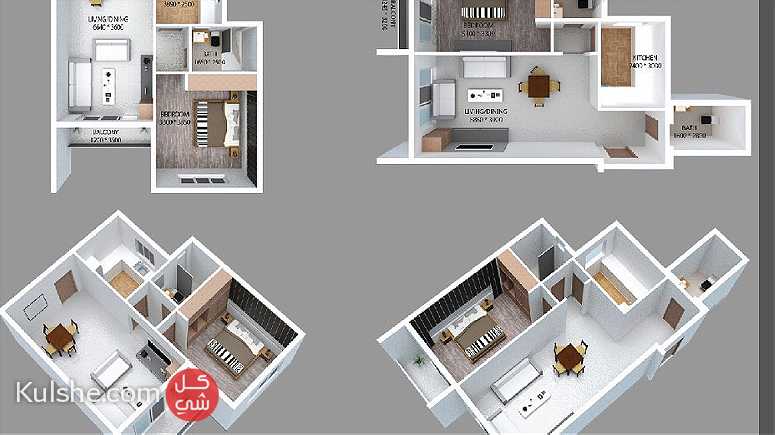 شقة للبيع غرفة وصالة في أفخم برج في عجمان وبالتقسيط المريح - Image 1