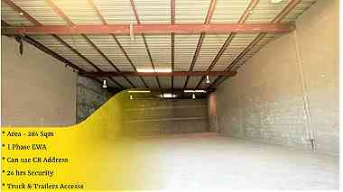 Warehouse Workshop for Rent in Sitra Industrial Area  284 Sqm