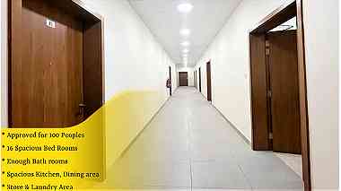 Approved Labour Accommodation ( 100 Peoples ) for rent in Salmabad