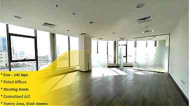 Fitted Office 295 Sqm  in Seef Area