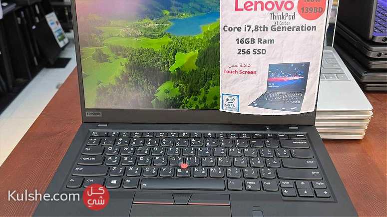 Lenovo Thinkpad X1 Carbon Core i7-8th Generation - صورة 1