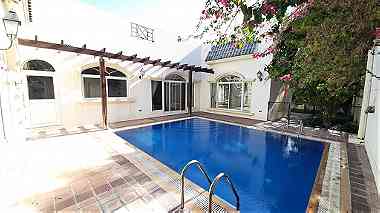 Beautiful  4 bedroom  semi furnished  villa with private pool