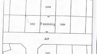 للبيع أرض في صدد تقع خلف أسواق الحلي التصنيف RA المساحة 301.9 مترمربع